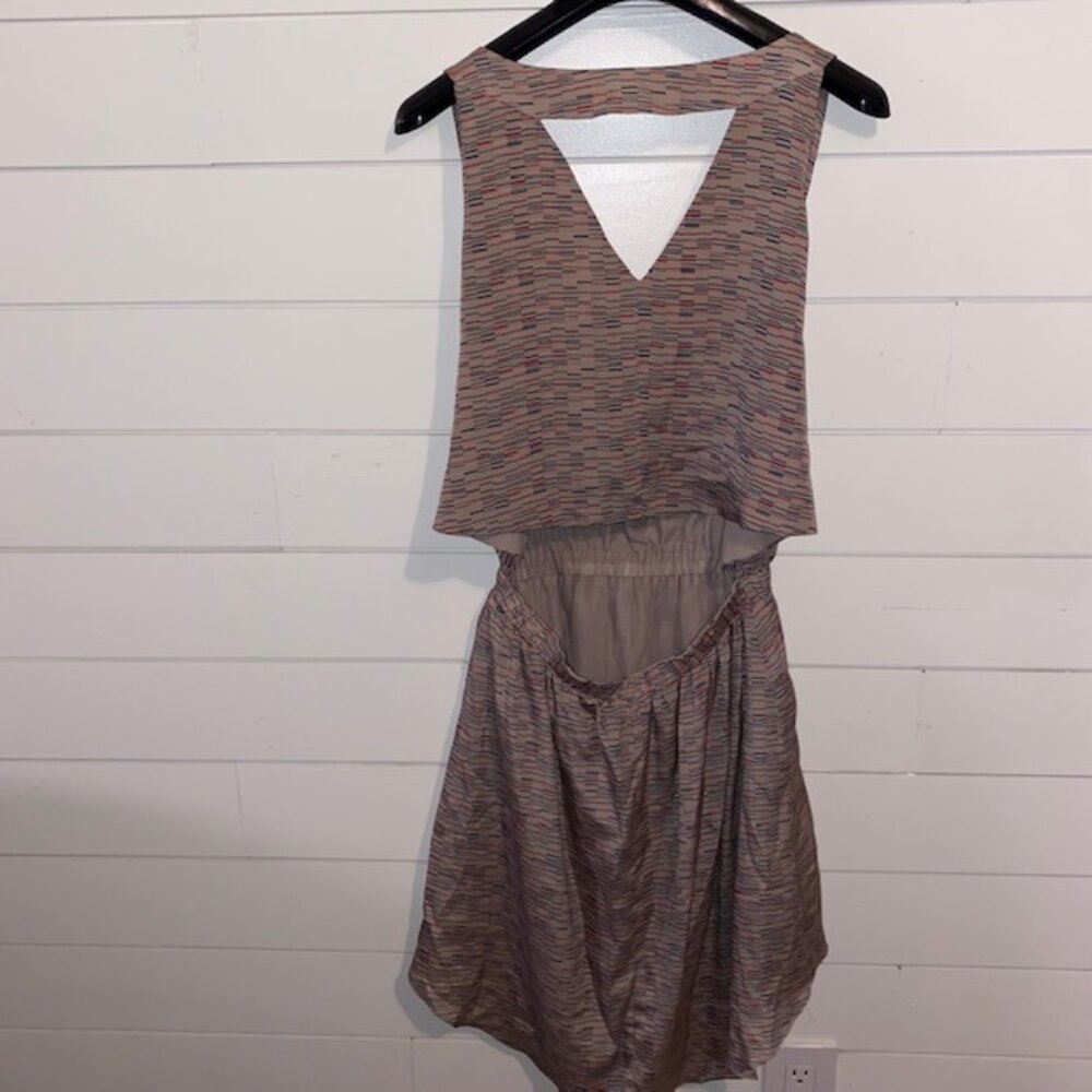 Bcbg Generation High-Low Open Back Stripe Dress P… - image 2